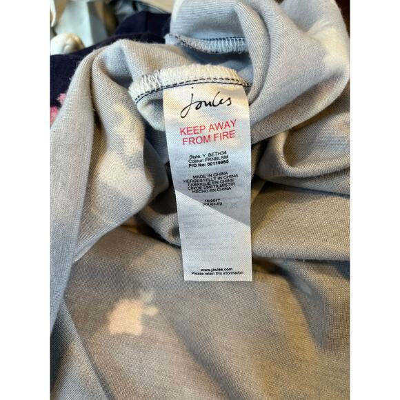 Joules Beth Julia‎ Purple Blossom Floral High Waisted Pocket Knee Length Dress 6 - Picture 6 of 7